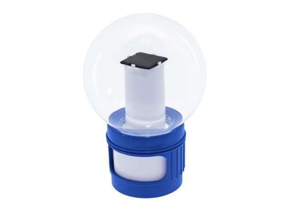 Flytande klor/bromdispenser solcell med LED för 7,6 cm tabletter