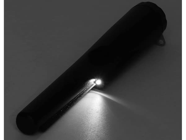 GP-POINTER pinnmetalldetektor IP66 med LED ljud/vibration svart