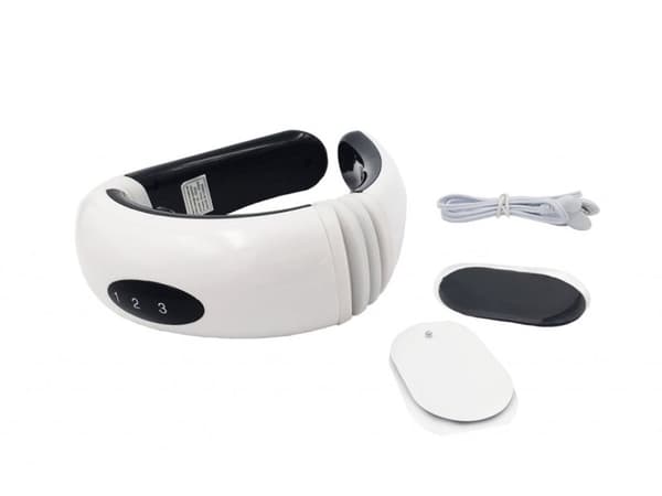 Nakkemassageapparat med impulser 6 programmer inkl. 2 elektroder