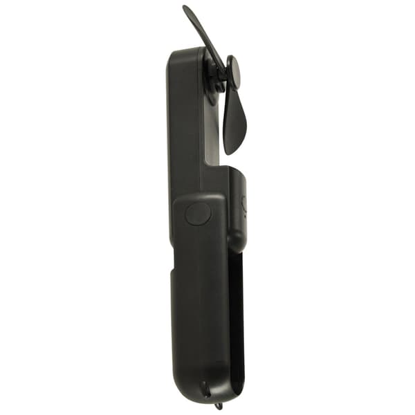 Mini USB-tuuletin 2-in-1 käsi/pöytä 1200mAh USB-C musta Black