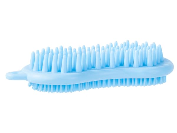 Vasksvamp i silikone med massagefunktion 13,5x6,5 cm blandede farver