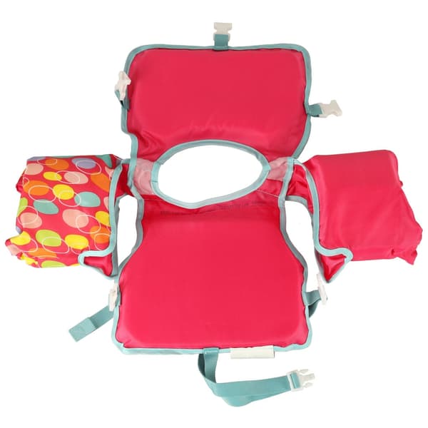 Flytväst med ärmar barn 3-6 år 19-30 kg rosa Rosa