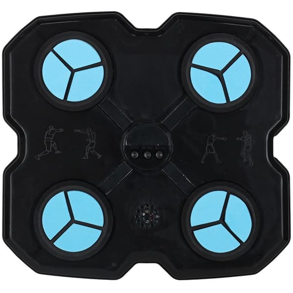 Vægmonteret bokseskjold med LED og Bluetooth, 9 tilstande, inkl. handsker