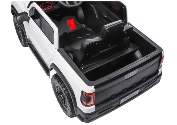 Batteridrevet elbil 4x4 til børn, hvid