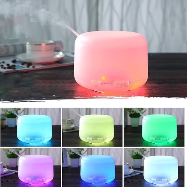 Ilmankostutin 300 ml aromadiffuuserilla ja LED-yövalolla USB, kaukosäädin