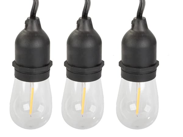 Ulkovalosarja 20 m 20 LED E27 lämminvalkoinen IP44