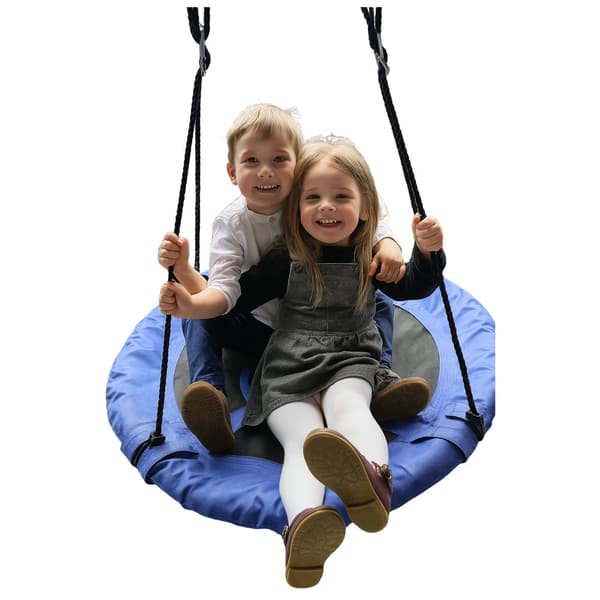 Storkbo-hänggunga 80 cm för barn, max 150 kg, justerbara rep