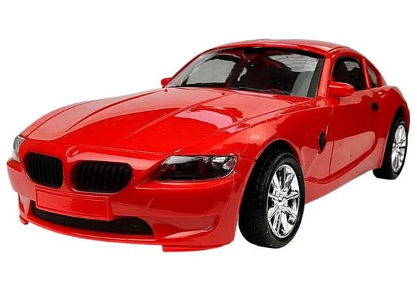 Legetøjsbilsæt monstertruck 25 cm + rød BMW 22 cm, 3+ år