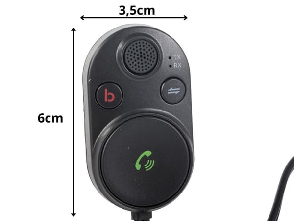 Bluetooth 5.3 AUX-adapteri autostereoon, bass boost ja mikrofoni