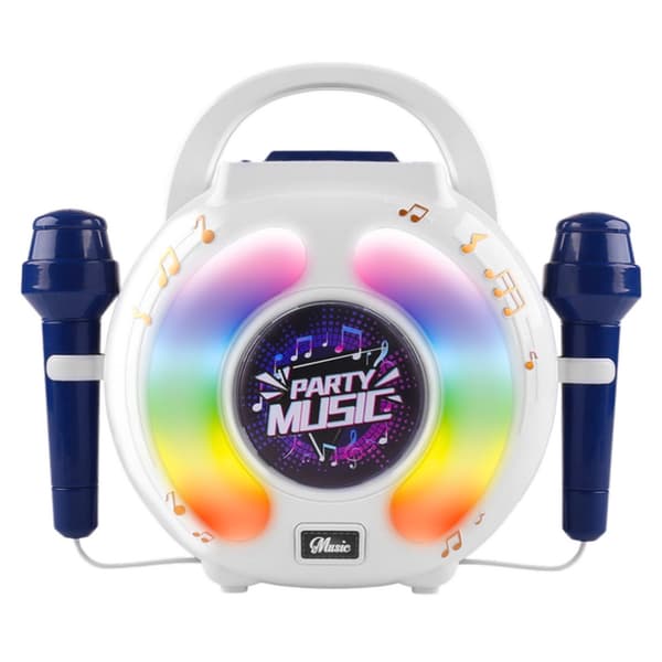 Interaktivt karaoke-set för barn med 2 mikrofoner, Bluetooth, LED