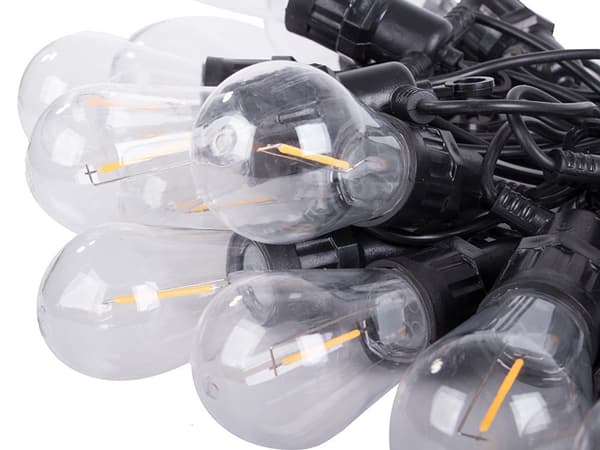 Lyskæde udendørs 20 LED varm hvid 20 m IP44