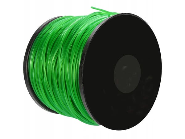Trimmerline 2,4 mm firkantet forstærket nylon 100 m til ryddesav