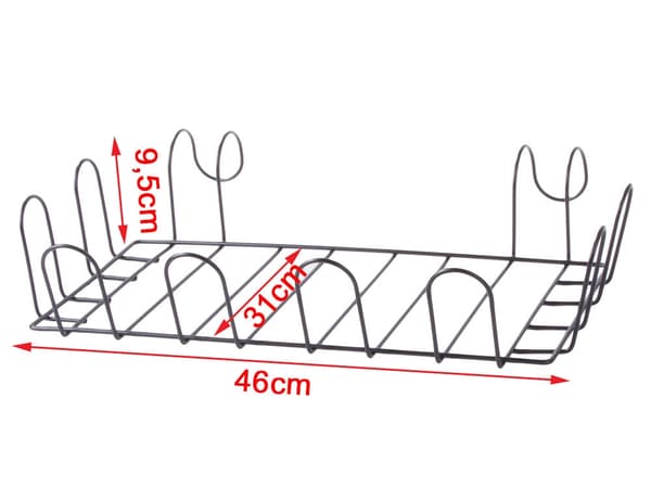 Metallhylde til radiator 46x31x9,5 cm, farve sendes tilfældigt