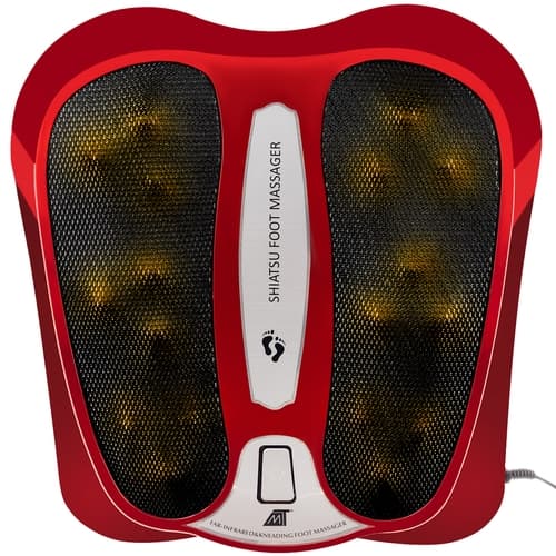 Fodmassageapparat med varme infrarød, 18 roterende kugler 32W