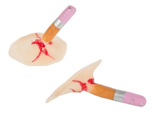 Halloween sminkkit fejkad sårskada med blodpenna och 2 blodflaskor