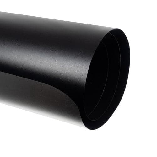 Gulvmåtter beskyttelsesmåtte stol 140x100 cm sort polypropylen 0,5 mm