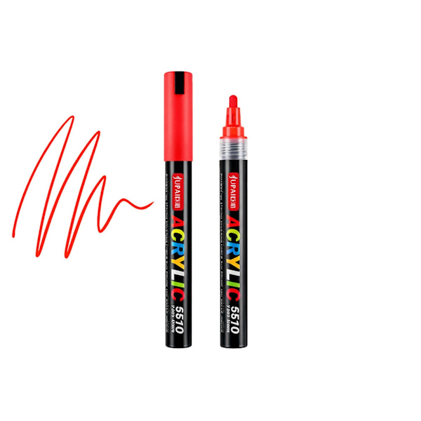Akrylpennor 24-pack vattenfasta markers 4 mm spets