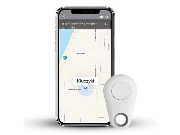 Bluetooth-avaintenetsin/avaimenperä 25 m iOS/Androidille, paristo sisältyy