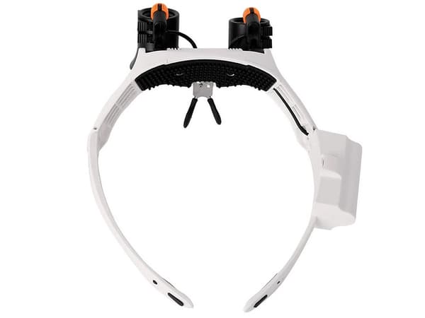 Pandeluppe med LED og 14 linser 3x–10x hvid/sort