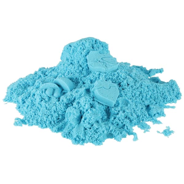 Sensorisk sand til børn 1 kg blå i pose, fra 3 år Blue
