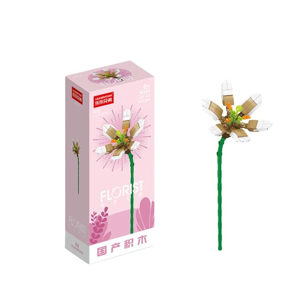 Byggklossar blommor multipack 12 set 56–245 delar kompatibla