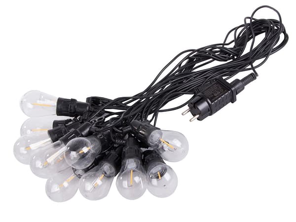 Ljusslinga utomhus 10 LED varmvit 10 m IP44