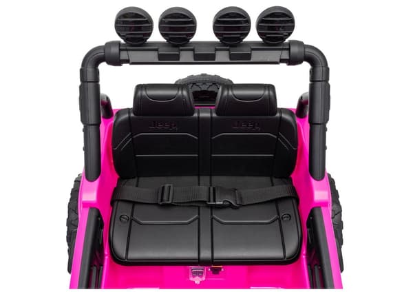 Batteridriven leksaksbil Jeep Rubicon 24V ride-on rosa