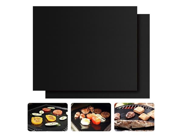 Grillmatta/ugnsmatta non-stick 2-pack 40x33 cm + 34x22,5 cm