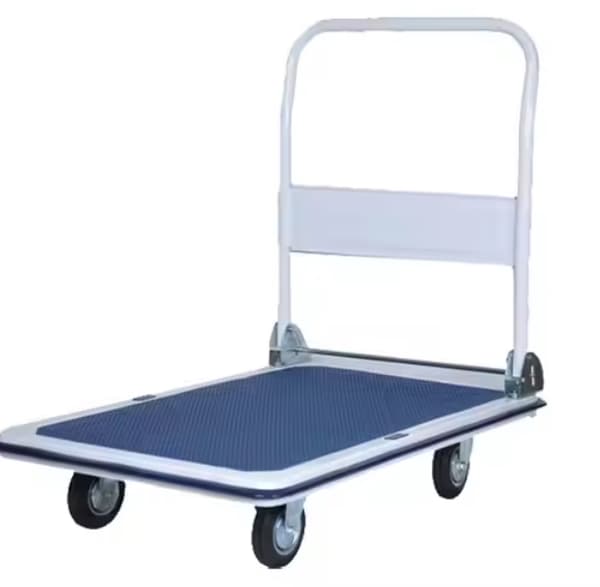 Sammenklappelig platformsvogn 300 kg 90x60 cm med gummihjul