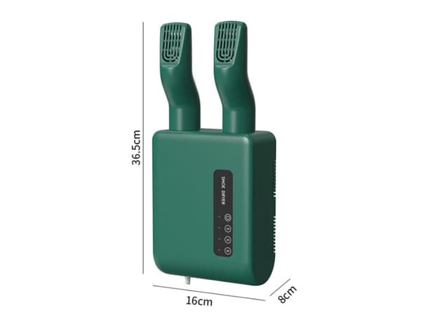 Vægmonteret skotørrer 140 W med timer 1-3 t for 1 par sko