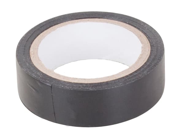 Eristysteippi PVC musta 17 mm x 9 m