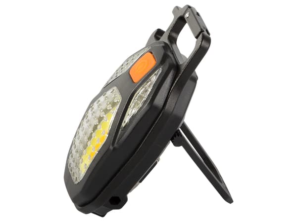 Avainperän taskulamppu COB LED USB-lataus magneetilla ja pullonavaajalla