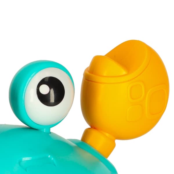 Interaktiv leksakskrabba med sensor, rullar & undviker hinder, USB