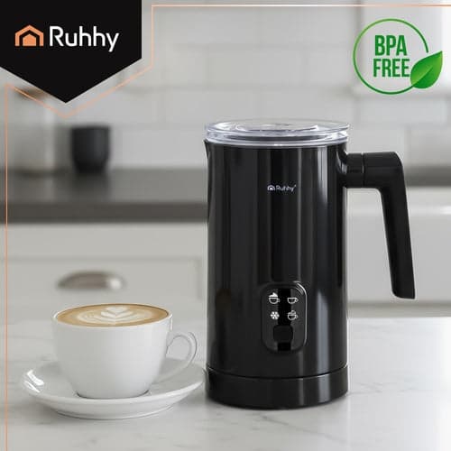 Mælkeskummer 400W 160/350 ml 65/75°C sort med roterende base
