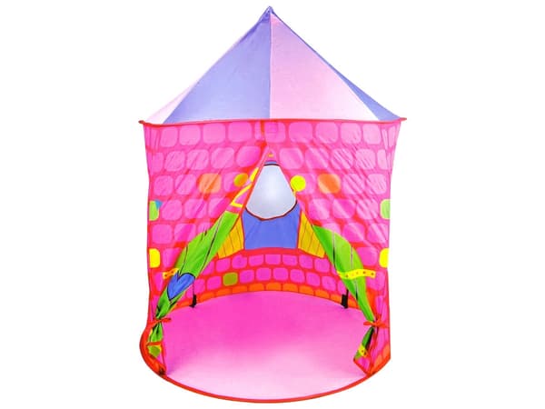 Leiktält barn Princess Palace rosa vattentätt polyester 80x80x105 cm