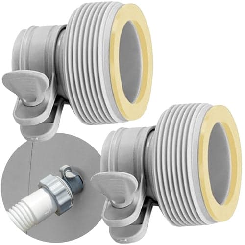 Pooladapter type B 38 mm til 32 mm til filterpumpe/slange, 2-pak