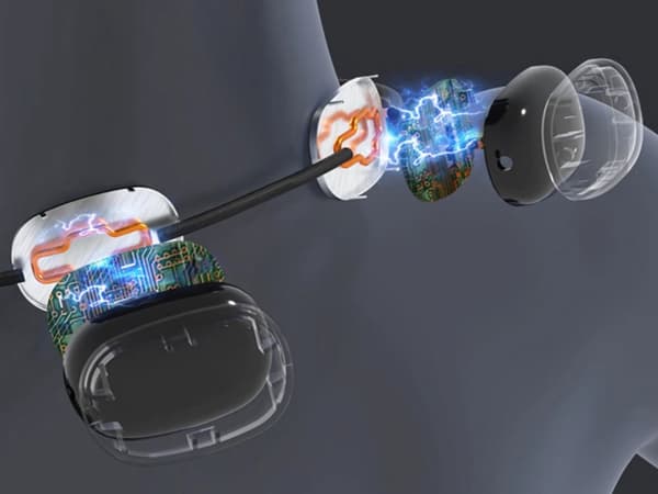 Niskahieroja EMS lämmöllä 4 asetusta, USB-lataus, musta