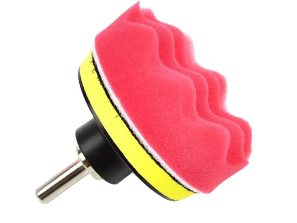 Poleringssvampar för borrmaskin 80 mm 8-pack med polerull M10-adapter
