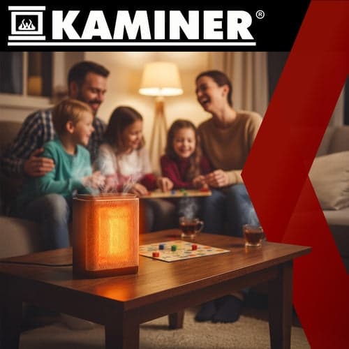Keramisk elektrisk varmeblæser 1500W med LED-display, timer, sort
