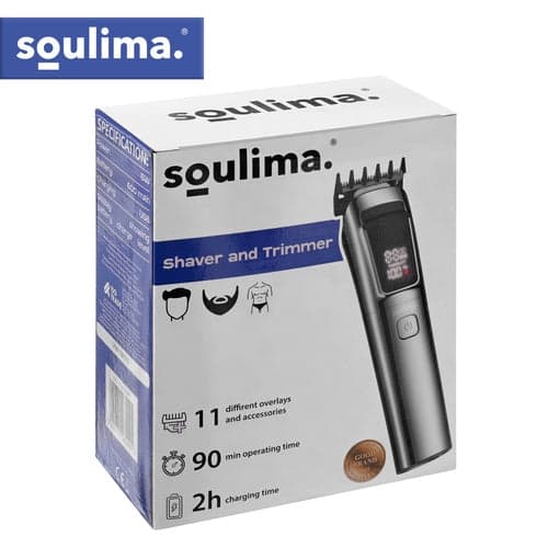 8-i-1 barbermaskine & trimmer til hår/skæg/krop, USB-C, IPX6