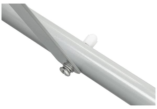 Poolstege dubbelsidig 84 cm poolhöjd, halkfria plaststeg
