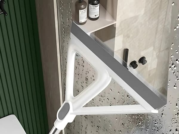 Golv- och fönsterskrapa med långt skaft 140 cm, bredd 32 cm