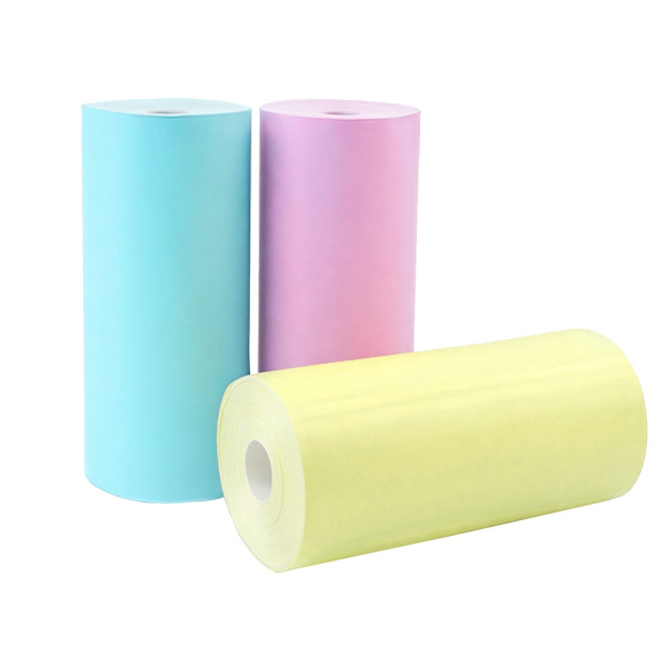 Termopapper rullar 55 mm 3-pack färgmix för termoprinter/mini printer