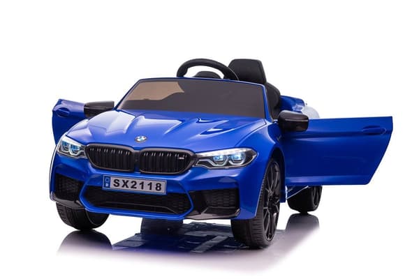 Batteridrevet elbil BMW M5 Drift blå til børn