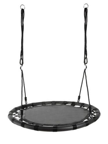 Fugleredegynge storkerede 100 cm 150 kg vejrbestandig sort
