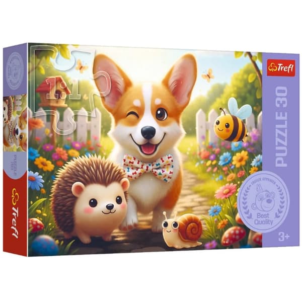 Barnpussel 30 bitar Corgi motiv A Day with Corgi