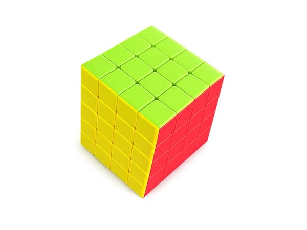Rubiks kub 4x4 logiikkapeli 6 cm monivärinen