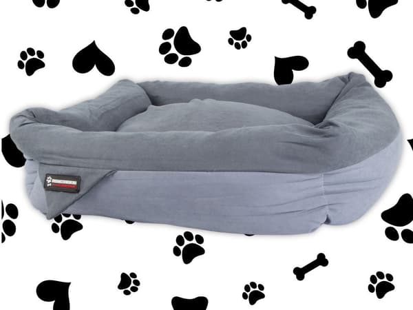 Hundeseng med aftagelig pude 55 x 55 x 12 cm medium