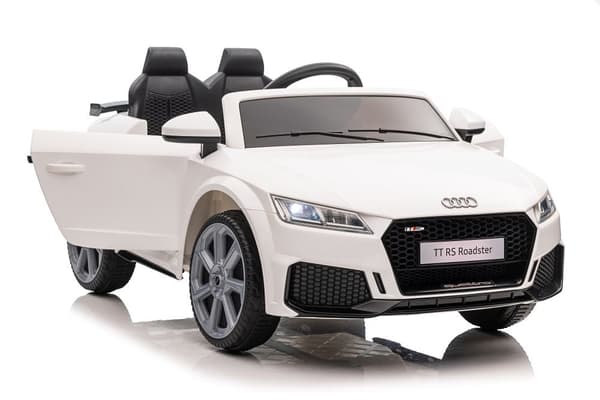 Batteridrevet elbil til børn Audi TTRS hvid
