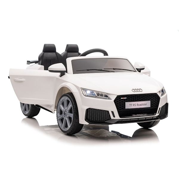 Batteridriven elbil för barn Audi TTRS vit